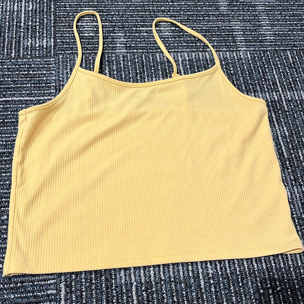 Crop top ribbed tank top